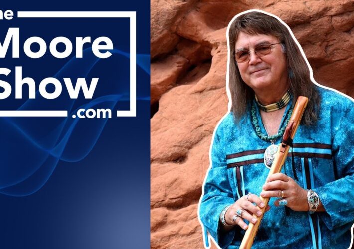 Award Winning Music of The Native American Flute, Douglas Blue Feather | Interview & Songs | Podcast #716