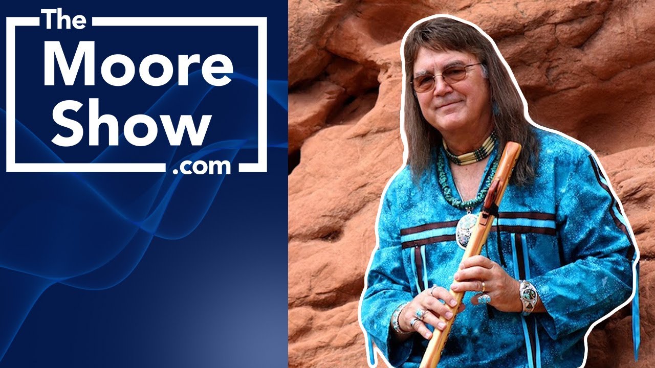 Award Winning Music of The Native American Flute, Douglas Blue Feather | Interview & Songs | Podcast #716