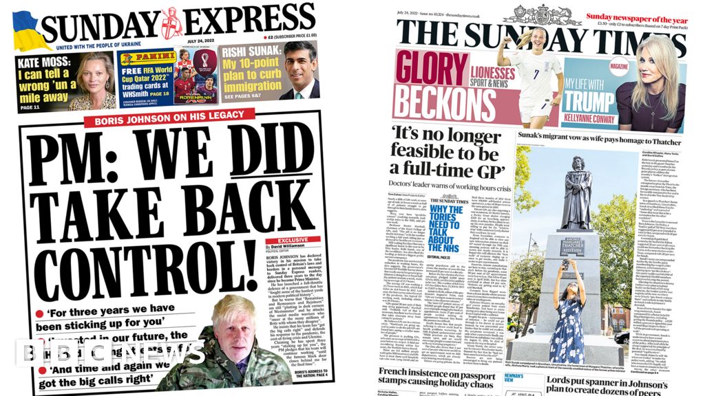 Newspaper Headlines ‘we Took Back Control And Gp Working Hours ‘crisis The Isnn 