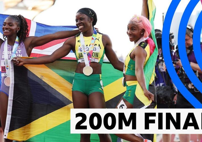 World Athletics Championships: Dina Asher-Smith wins bronze as Shericka Jackson takes gold