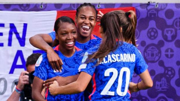 Euro 2022: Grace Geyoro scores hat-trick as France thrash Italy Euro 2022: Grace Geyoro scores hat-trick as France thrash Italy