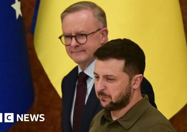 Ukraine war: Australian PM visits Kyiv, pledges more military aid Ukraine war: Australian PM visits Kyiv, pledges more military aid