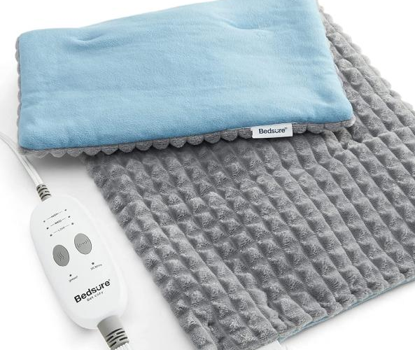 Bedsure Weighted Heating Pad with Massager Earns Nearly Perfect Ratings on Amazon