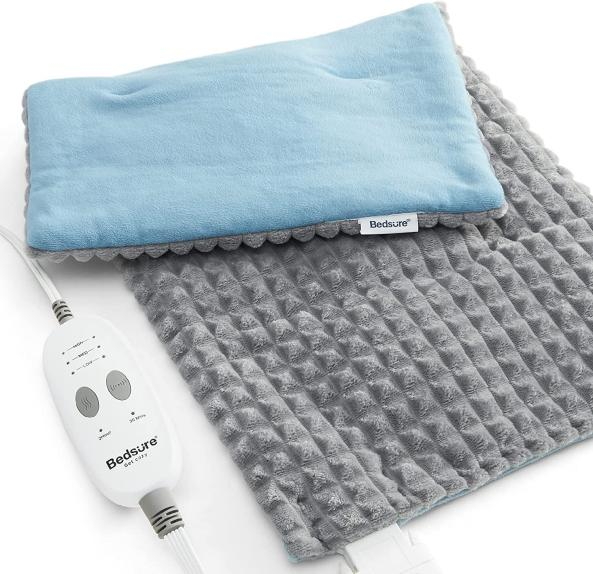 Bedsure Weighted Heating Pad with Massager Earns Nearly Perfect Ratings on Amazon