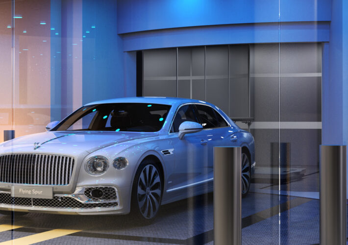 This Wild Bentley-Branded Apartment Building Has An Elevator For You And Your Car