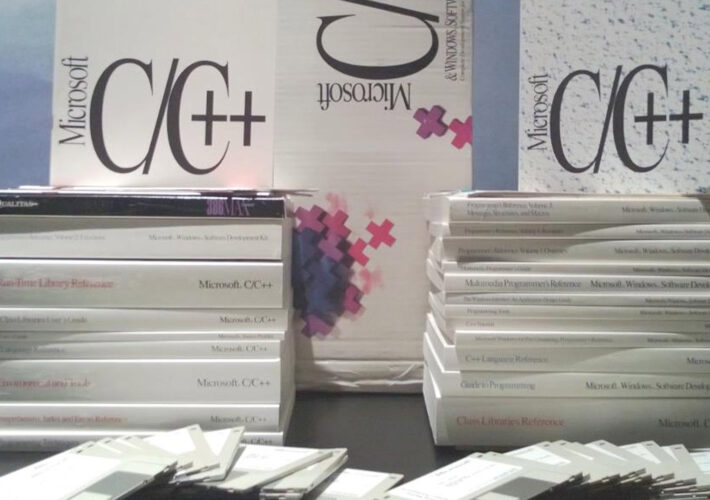 Microsoft’s ‘biggest’ software release came in a 40 lb, two foot long box