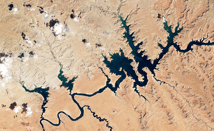 Lake Powell Still Shrinking – The Second Largest Reservoir in the US at Lowest Level Ever