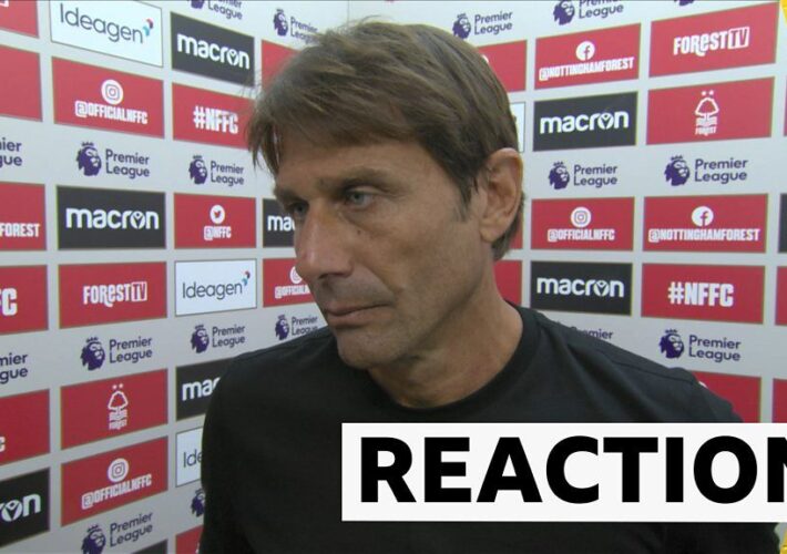 Nottingham Forest 0-2 Tottenham: Antonio Conte wants Spurs prepared for ‘sporting war’ in every game