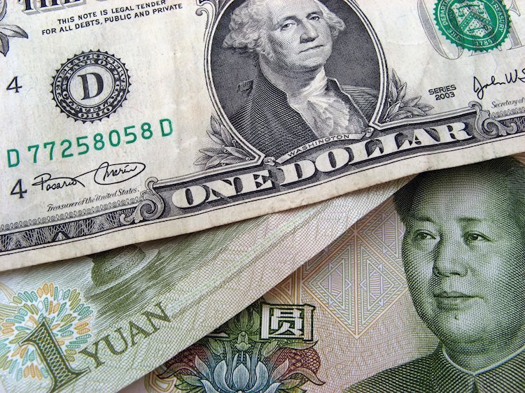 USD/CNH stays firmer past 6.9200 at two-year high on downbeat China concerns