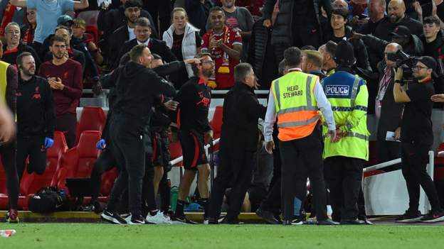 Liverpool-Newcastle touchline incident