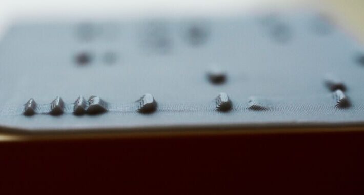 19th century art form revived to make tactile science graphics for blind people