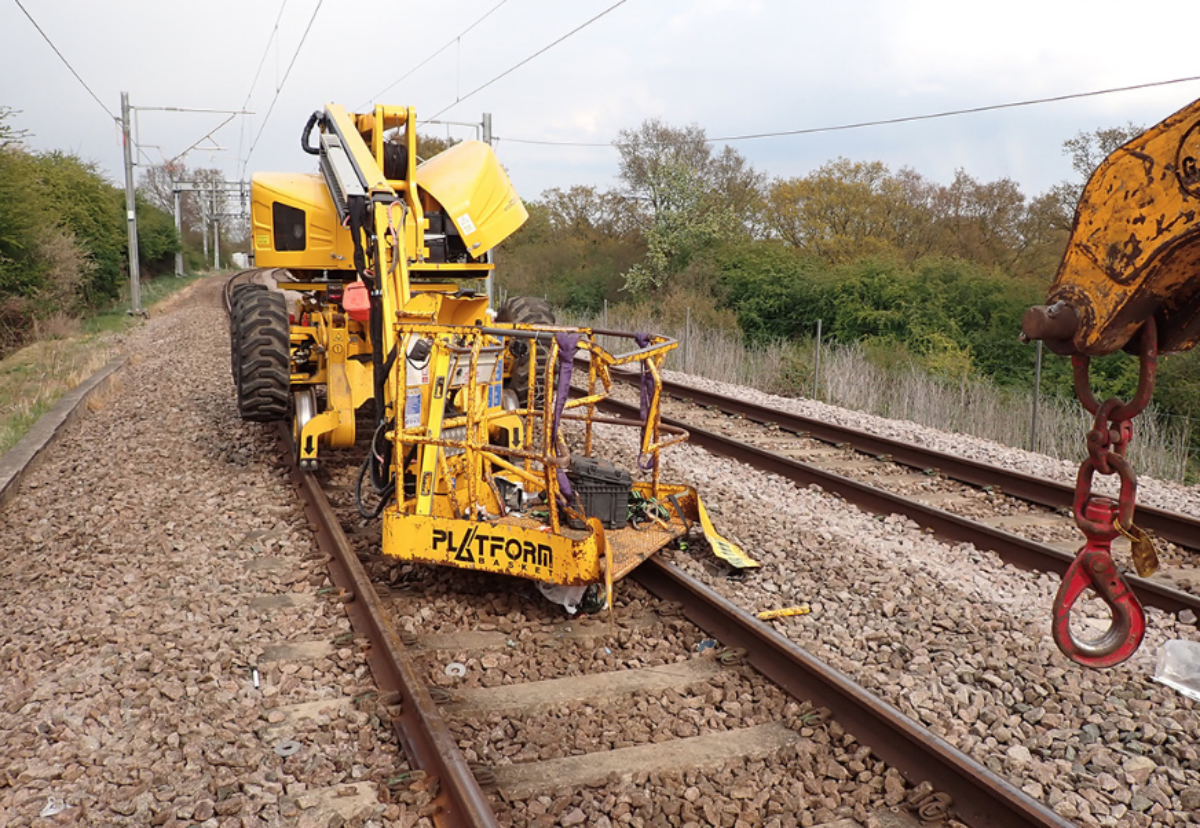 Dazzling sun causes rail repair machines to collide