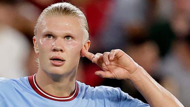 Sevilla 0-4 Man City: Erling Haaland scores twice in comfortable Champions League opening win
