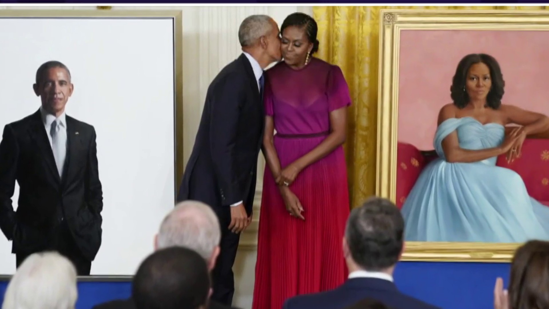 ‘You saw in the Obamas the love of this country’ Plouffe says of Obamas’ at WH portraits unveiling