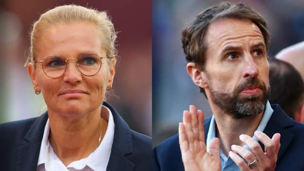 England managers Sarina Wiegman and Gareth Southgate pay tribute to ‘inspirational’ Queen