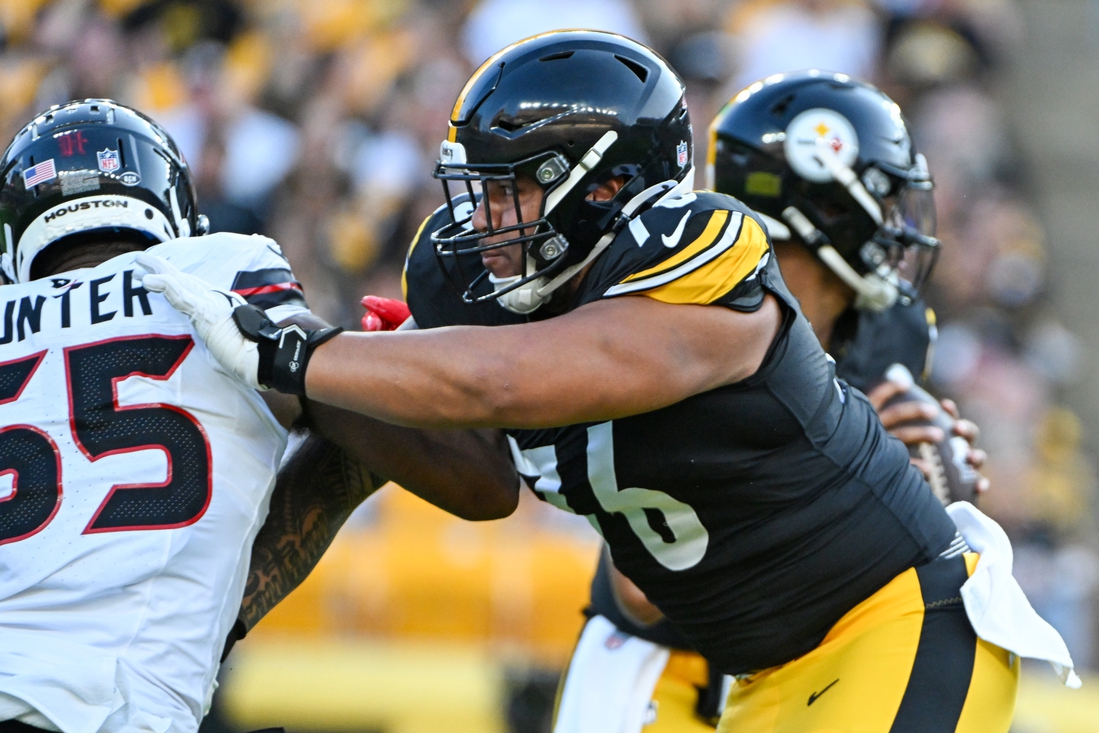 Steelers RT Troy Fautanu (knee) out Sunday, likely longer