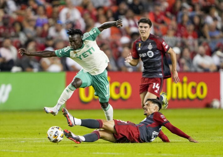 Toronto FC score pair in first half, hold off Austin FC