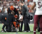 Bengals RT Trent Brown exits due to knee injury