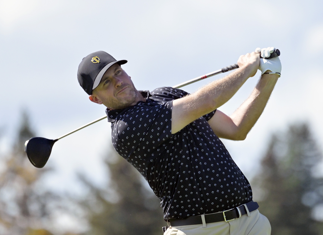 Taylor Pendrith (61) in control at Shriners Children’s Open