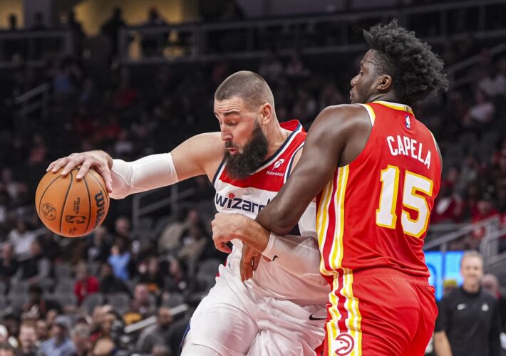 Wizards edge Hawks to notch first win of season