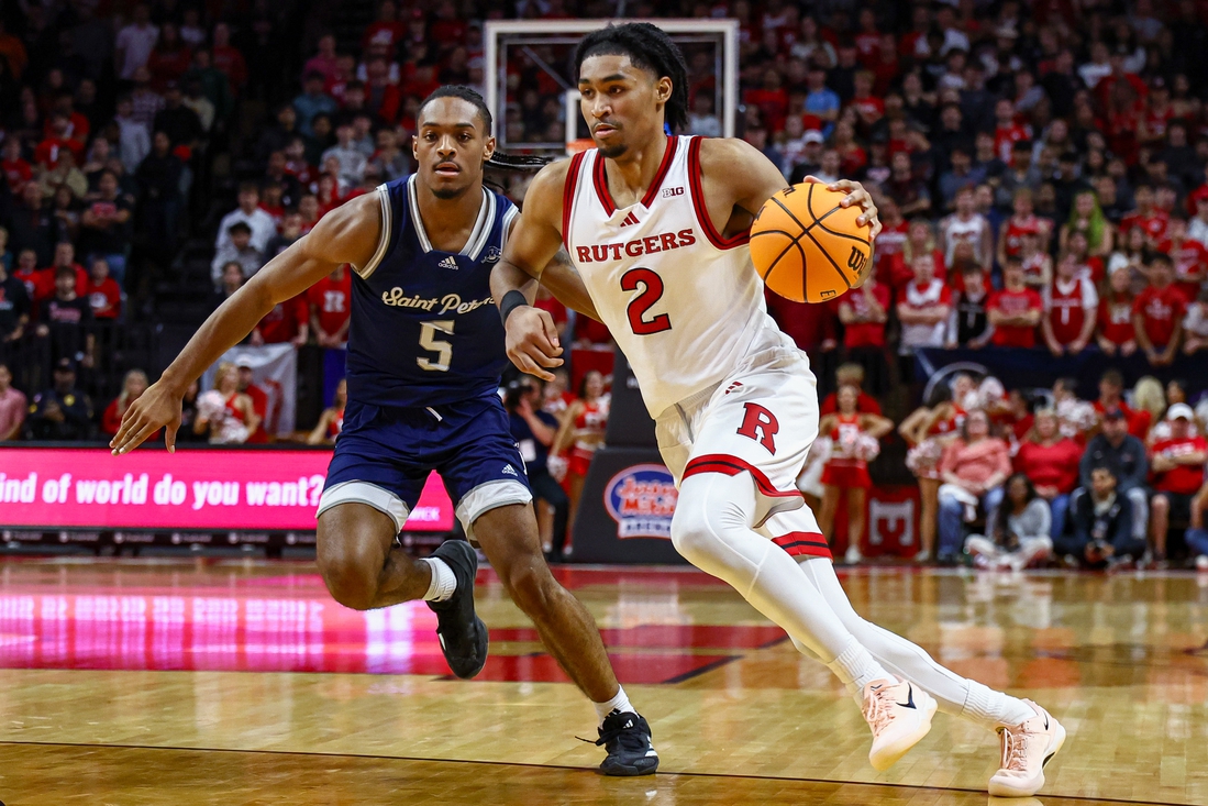 No. 24 Rutgers pulls away late to keep Saint Peter’s winless