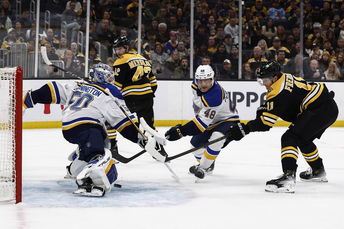 Blues avenge loss to Bruins with OT victory