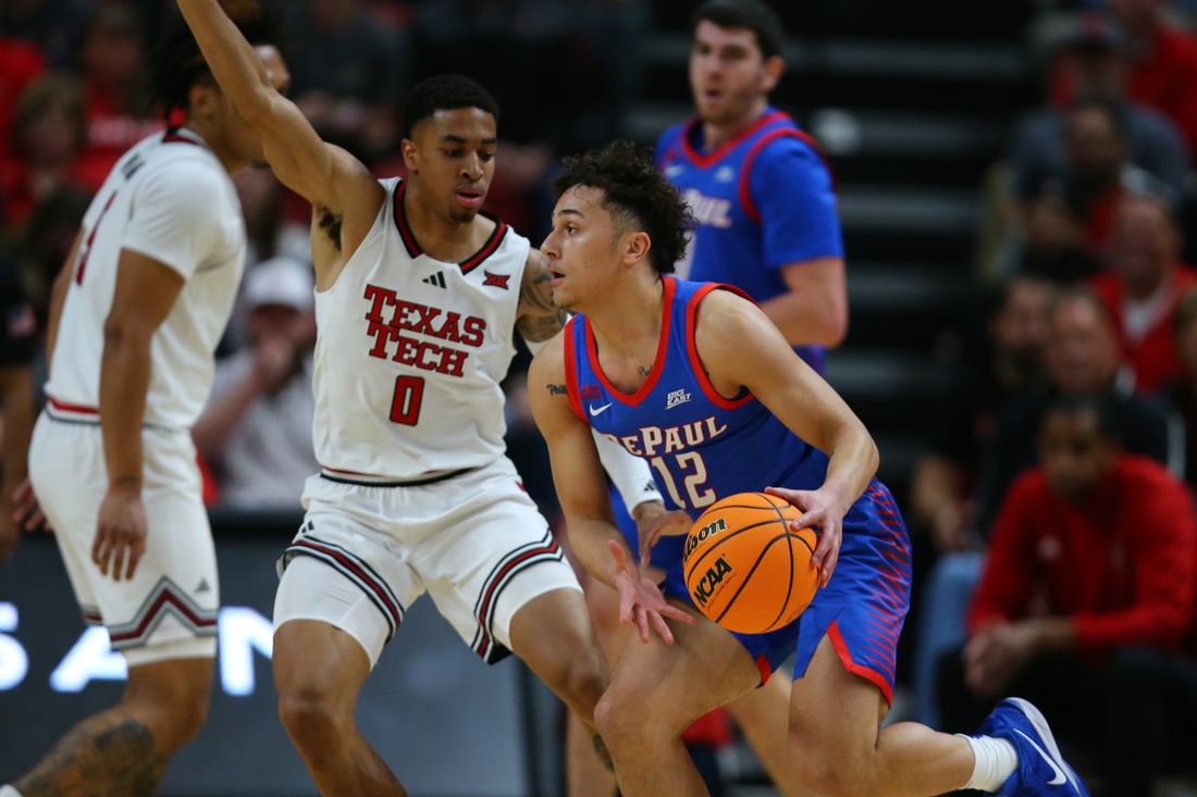 Texas Tech stalls DePaul early en route to 76-62 win