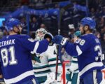 Five-goal first period powers Lightning to rout of Sharks