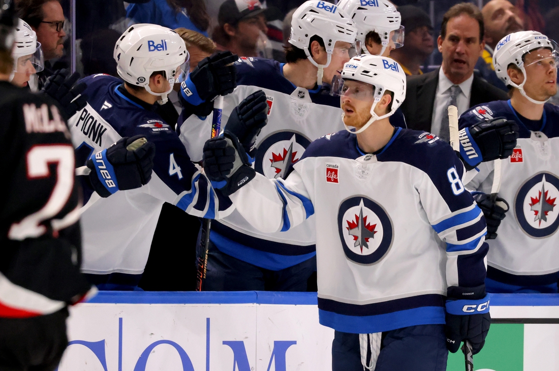 Blue Jackets face challenge in visit to 20-win Jets