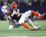 Cowboys LB DeMarvion Overshown injures knee vs. Bengals