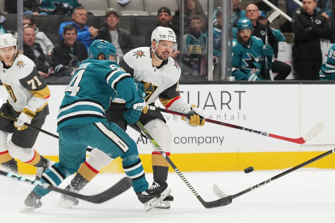 Golden Knights take down Sharks for 3rd straight win