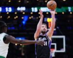 Domantas Sabonis (23 points, 28 rebounds) leads Kings over Celtics