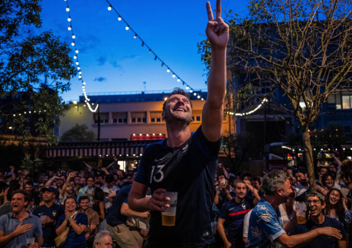 The week in pictures: World Cup celebrations, Obama’s legacy and wild swimming in Paris